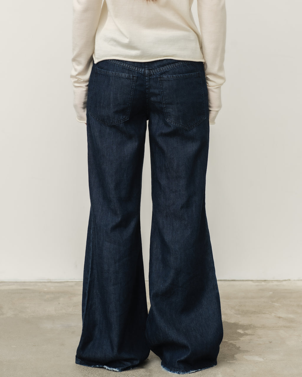 flare denim pants
