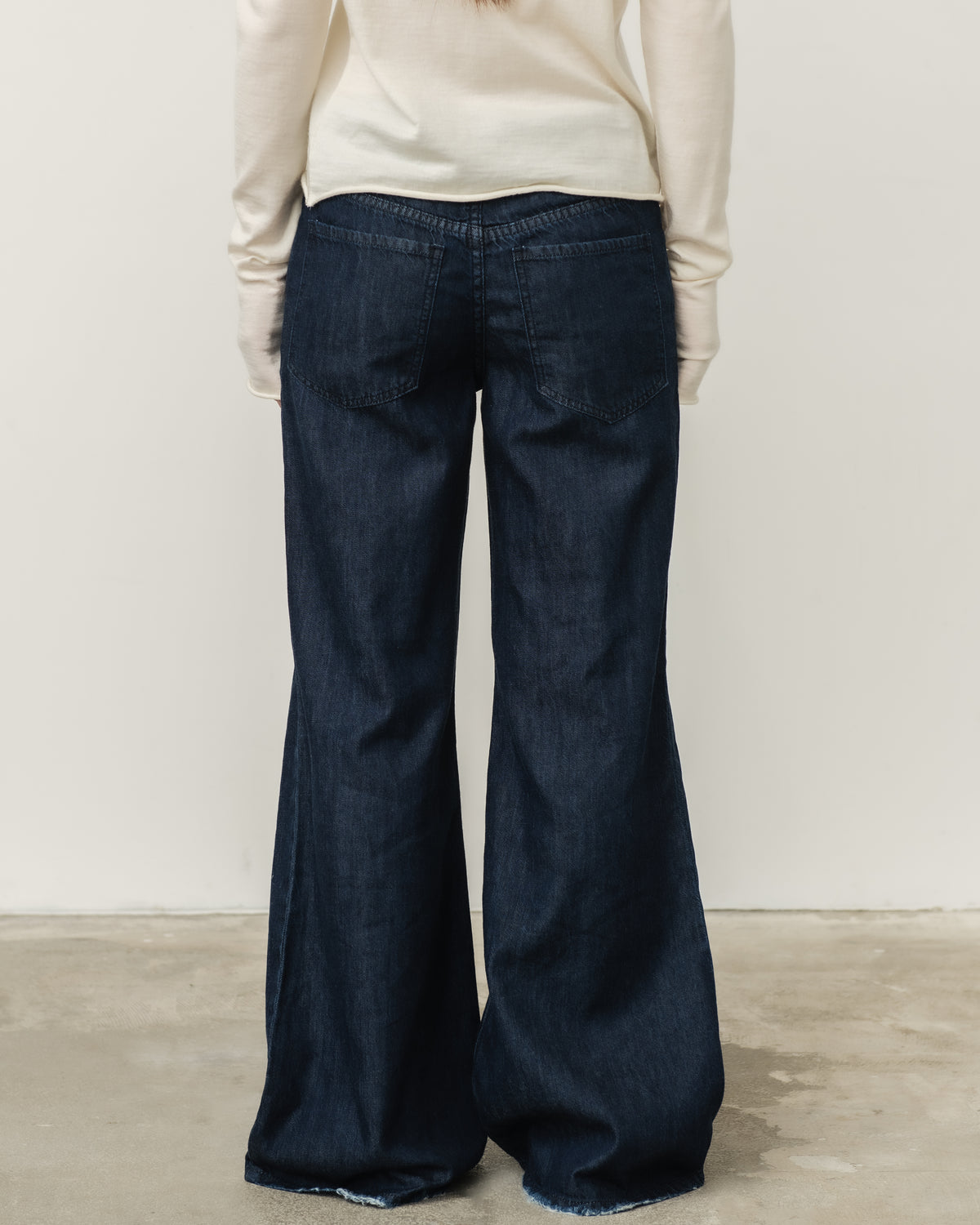 flare denim pants