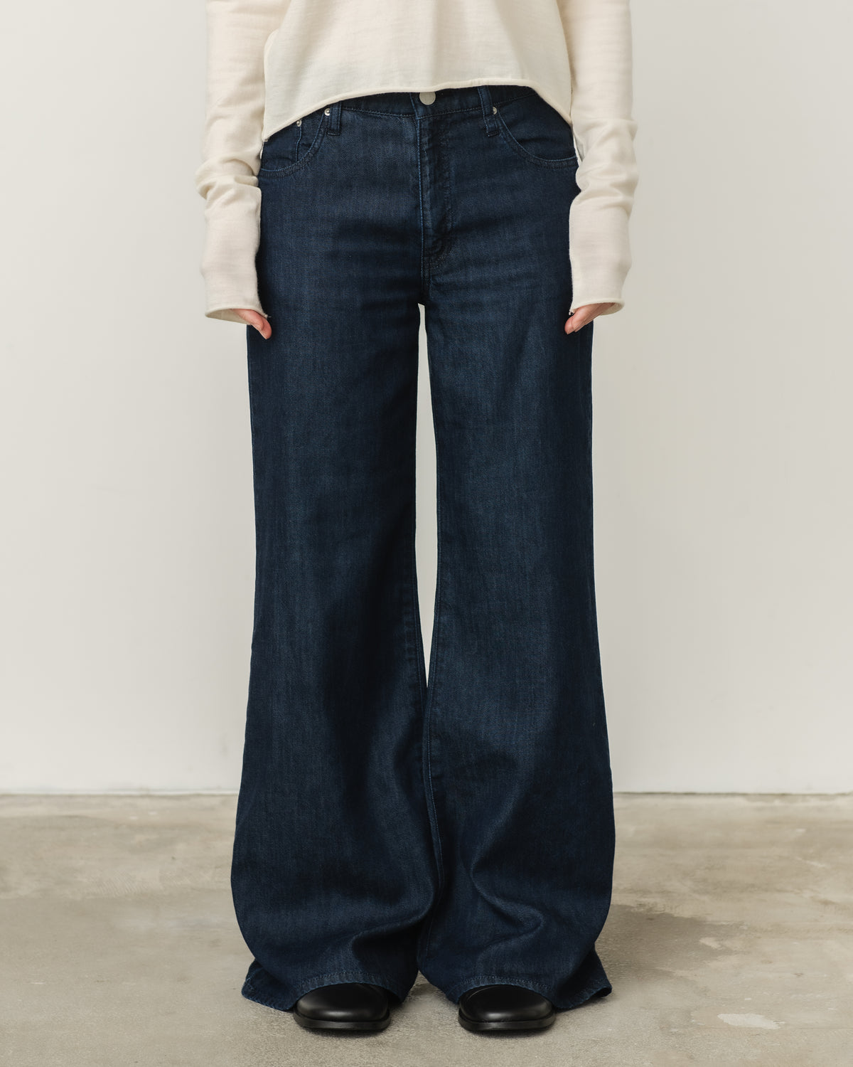 flare denim pants