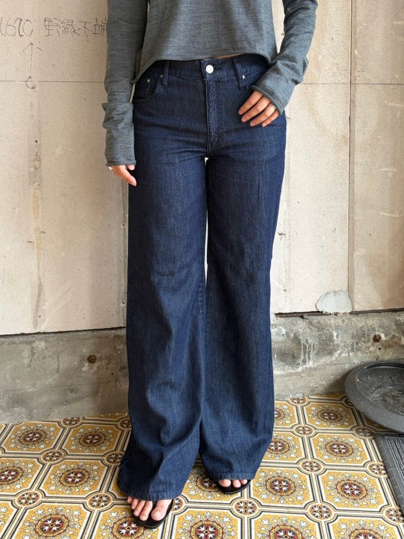 flare denim pants