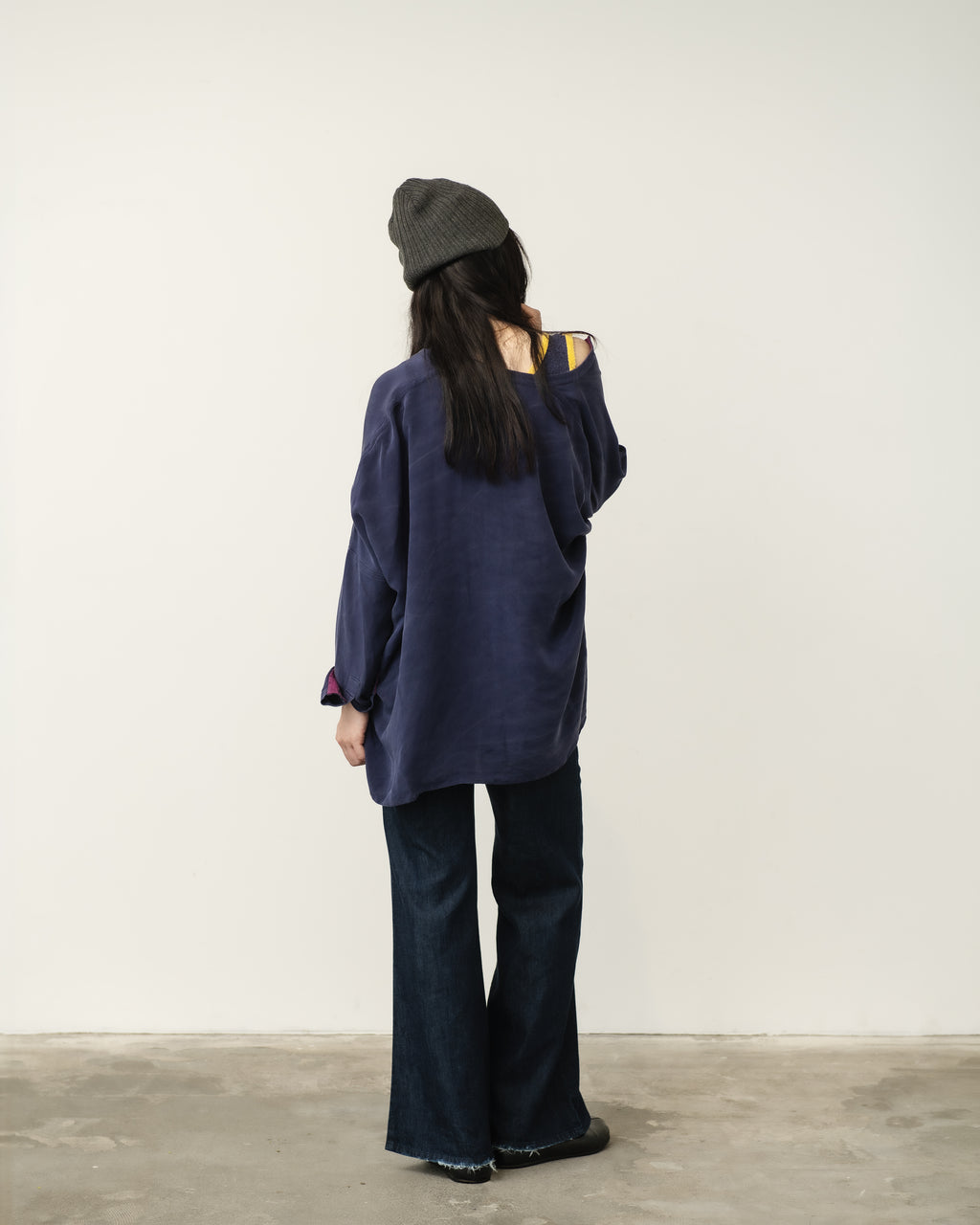 flare denim pants