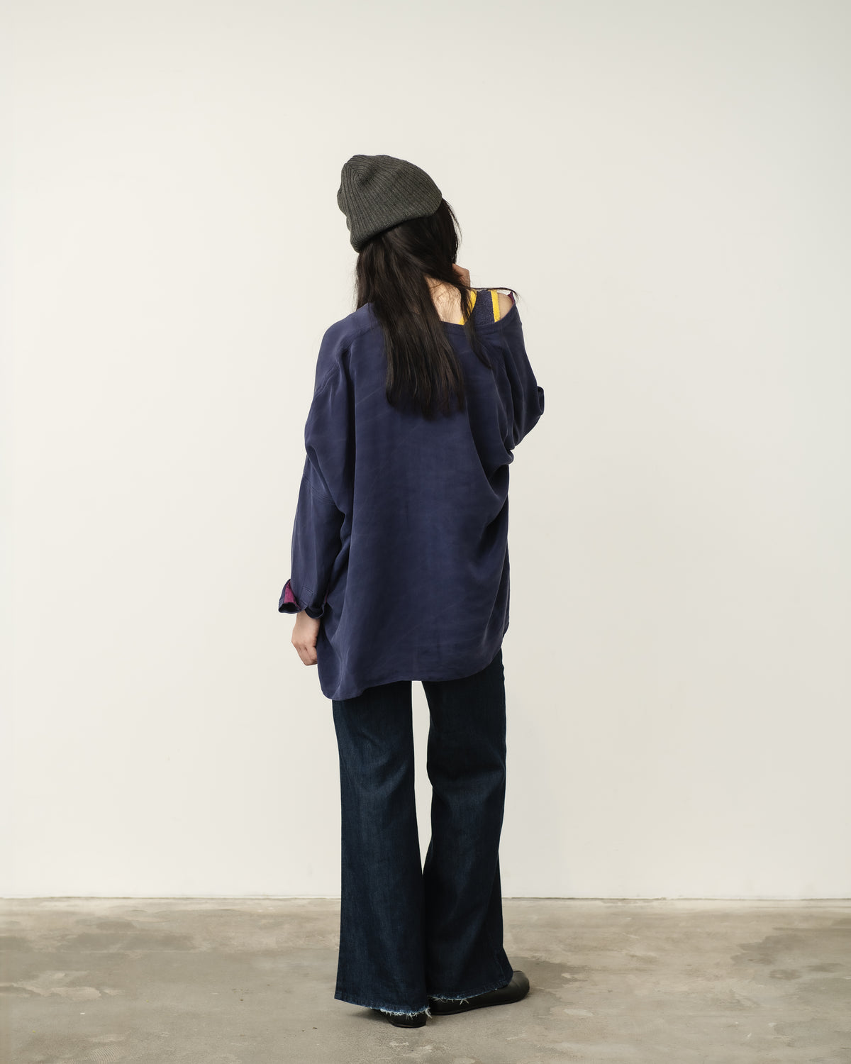flare denim pants